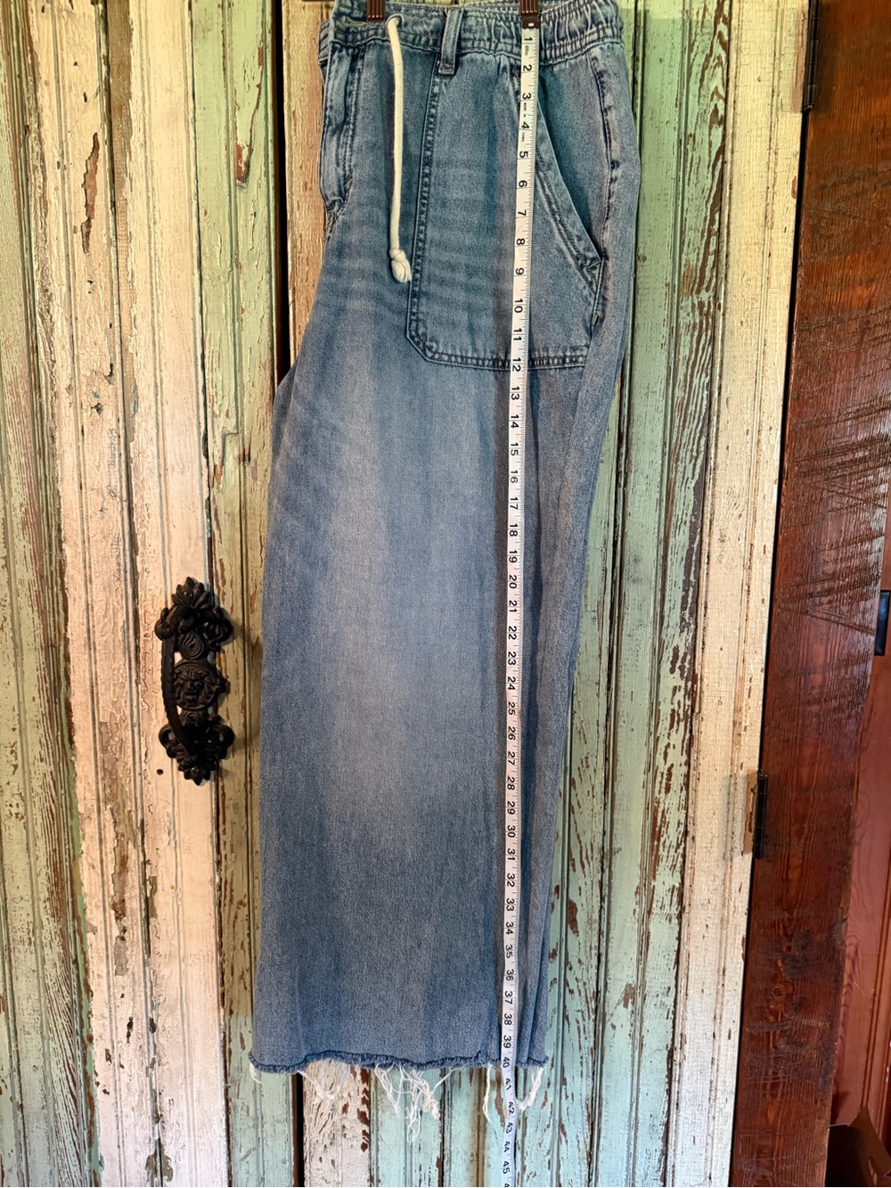 Lucky Brand Light Blue Wide Leg Denim Pants - Picture 2 of 9